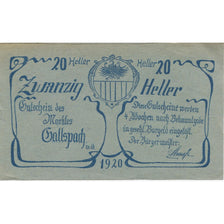 Banknote, Austria, Gallspach, 20 Heller, Blason, 1920, AU(55-58), Mehl:FS 219a