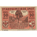 Banknote, Austria, Imst, 50 Heller, personnage, 1920, UNC(63) Mehl:FS 405a