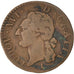 FRANCE, 1/2 Sol ou 1/2 sou, 1/2 Sol, 1781, Paris, KM #586.1, VF(20-25), Copper,.