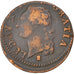 Moneta, Francia, Louis XVI, Sol ou sou, Sol, 1788, Bordeaux, MB, Rame, KM:578.8