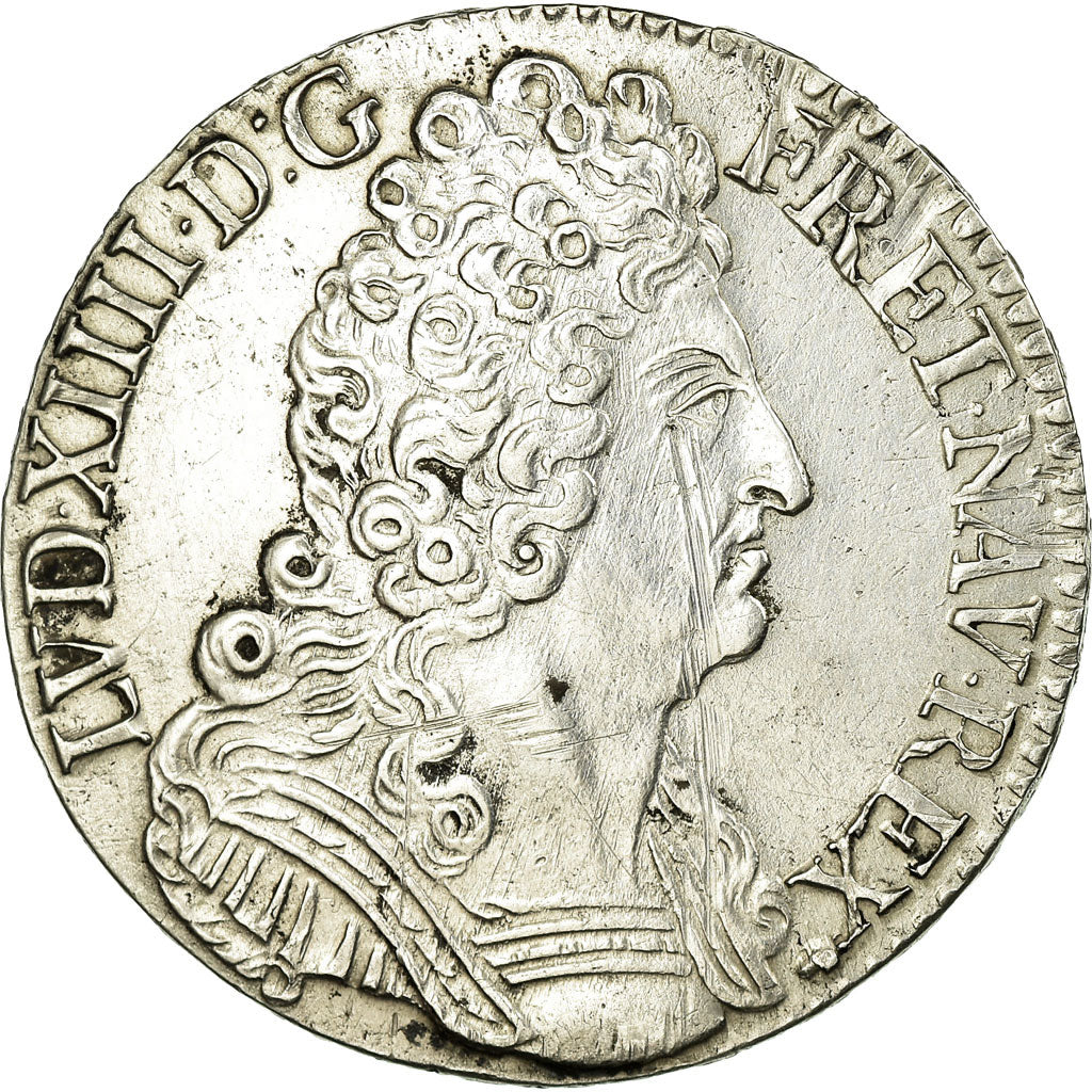 Coin, France, Louis XIV, 1/2 Écu aux 3 couronnes, 1/2 ECU, 36 Sols = 6 Deniers