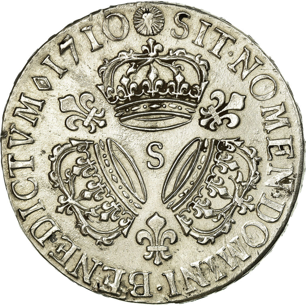 Coin, France, Louis XIV, 1/2 Écu aux 3 couronnes, 1/2 ECU, 36 Sols = 6 Deniers