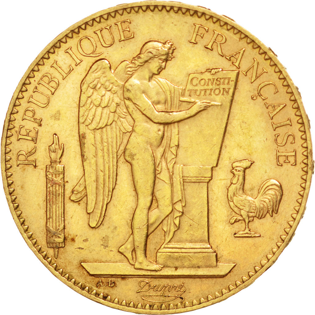 FRANCE, Génie, 100 Francs, 1903, Paris, KM #832, AU(55-58), Gold, Gadoury #1137,