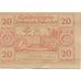 Banknote, Austria, Gneixendorf, 20 Heller, Monument, 1920 UNC(63) Mehl:FS 241I