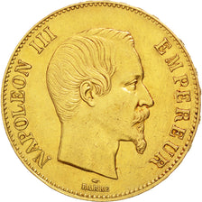 FRANCE, Napoléon III, 100 Francs, 1857, Paris, KM #786.1, EF(40-45), Gold, G...