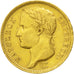 FRANCE, Napoléon I, 40 Francs, 1811, Paris, KM #696.1, AU(50-53), Gold, Gadoury