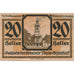 Banknote, Austria, Enzersdorf, 20 Heller, Eglise, 1920 UNC(63) Mehl:FS 582a