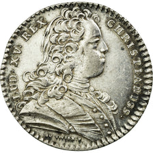 France, Token, Royal, 1728, AU(50-53), Silver, Feuardent:8747