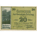 Banknote, Austria, Brixlegg, 20 Heller, montagne, 1920 UNC(63) Mehl:FS 104a