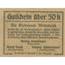 Banknote, Austria, Wimsbach, 50 Heller, Eglise, 1920, UNC(63), Mehl:FS 1240aA