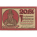 Banknote, Austria, Jochberg, 20 Heller, personnage, 1921 UNC(63) Mehl:FS 419b