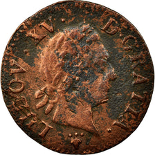 Coin, France, Louis XV, Liard à la vieille tête, Liard, 1769, Reims