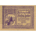Billet, Autriche, Gresten, 50 Heller, Eglise 1920-12-31, SPL Mehl:FS 278Ib