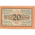 Geldschein, Österreich, Hohenzell, 20 Heller, Texte, 1920, UNZ- Mehl:FS 389I
