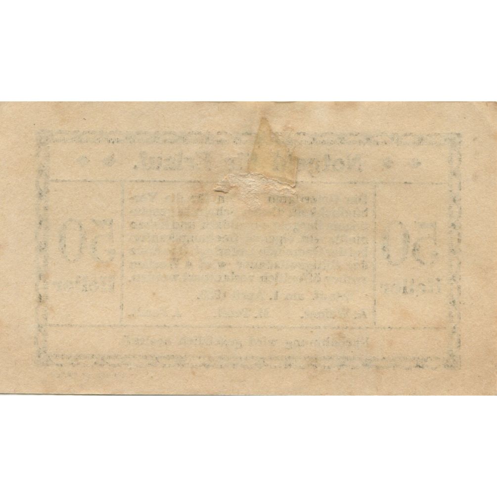 Banknote, Austria, Erlauf, 50 Heller, Texte, 1920, AU(55-58), Mehl:FS 182b