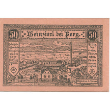 Banknote, Austria, Weinzierl, 50 Heller, Usine, 1921 UNC(63) Mehl:FS 1152b