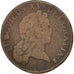 Francia, Louis XV, Demi sol au buste enfantin, 1/2 Sol, 1721, Paris, B+, Rame...