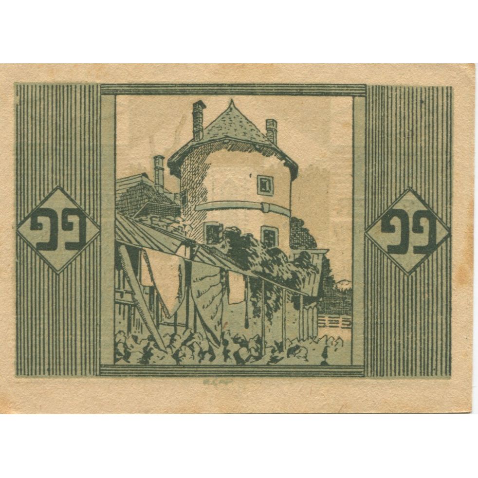 Banknote, Austria, Neumarkt, 99 Heller, Eglise, 1921 UNC(63) Mehl:FS 661a