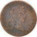 FRANCE, 1/2 Sol, 1722, Rouen, F(12-15), Copper, Gadoury #273, 6.76