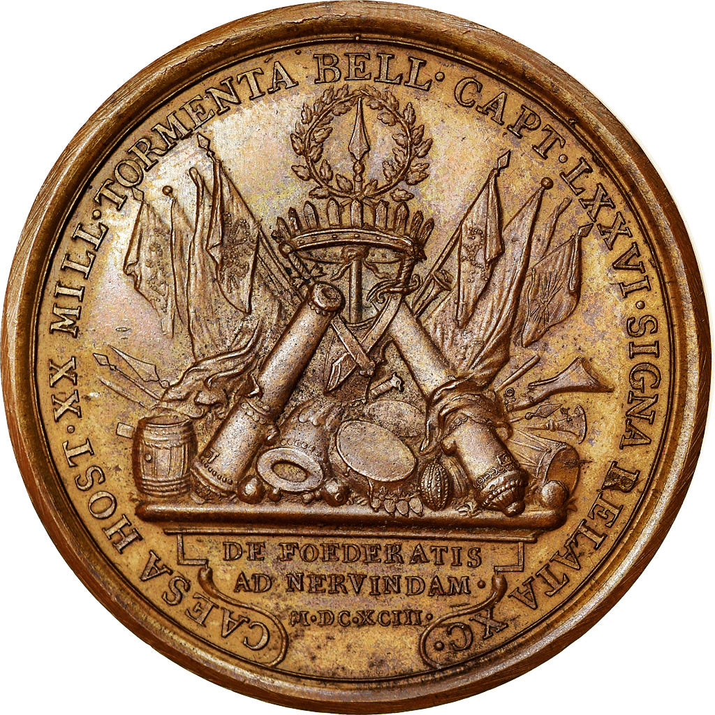 France, Médaille, Louis XIV, Bataille de Neerwinden, History, 1693, Mauger