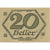 Banknot, Austria, Brandenberg, 20 Heller, personnage 1920 UNC(63) Mehl:FS 99d