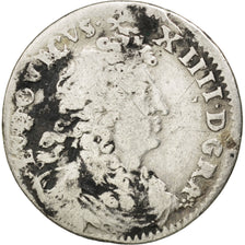 FRANCE, 4 Sols dits « des Traitants », 4 Sols, 1676, Paris, KM #23...