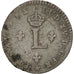 FRANCE, Double sol (2 sous) en billon, 2 Sols, 1740, La Rochelle, KM #500.9,...