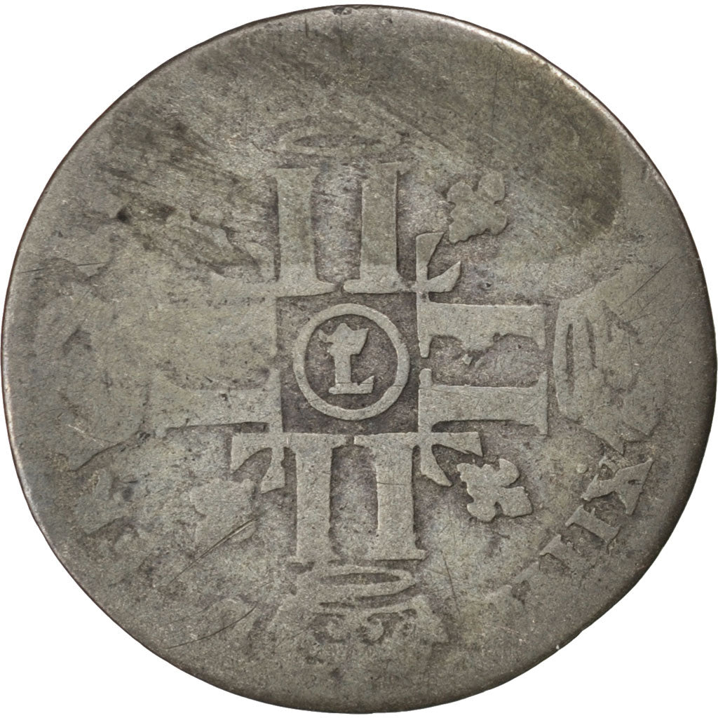 FRANCE, Sol de 15 deniers ou quinzain, 15 Deniers, 1701, Lille, KM #285.22,...