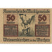 Banknote, Austria, Weissenkirchen, 50 Heller, rue, 1920 UNC(63) Mehl:FS 1158IIb
