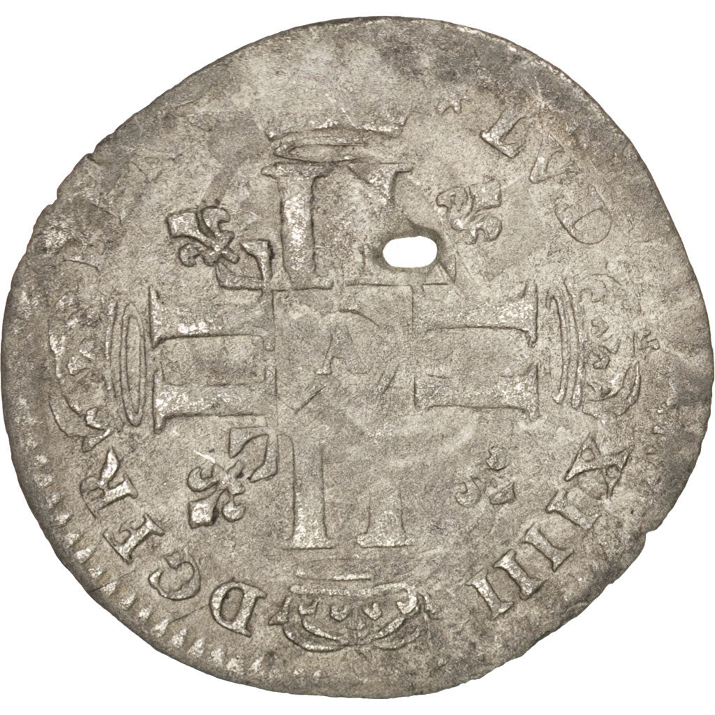 Francia, Louis XIV, Sol de 15 deniers ou quinzain, 15 Deniers, 1693, Paris, B...