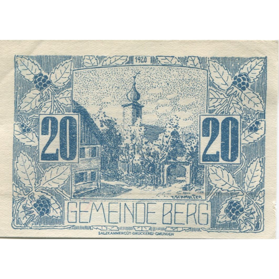 Banknote, Austria, Berg, 20 Heller, village 1920-06-27, UNC(63), Mehl:FS 25