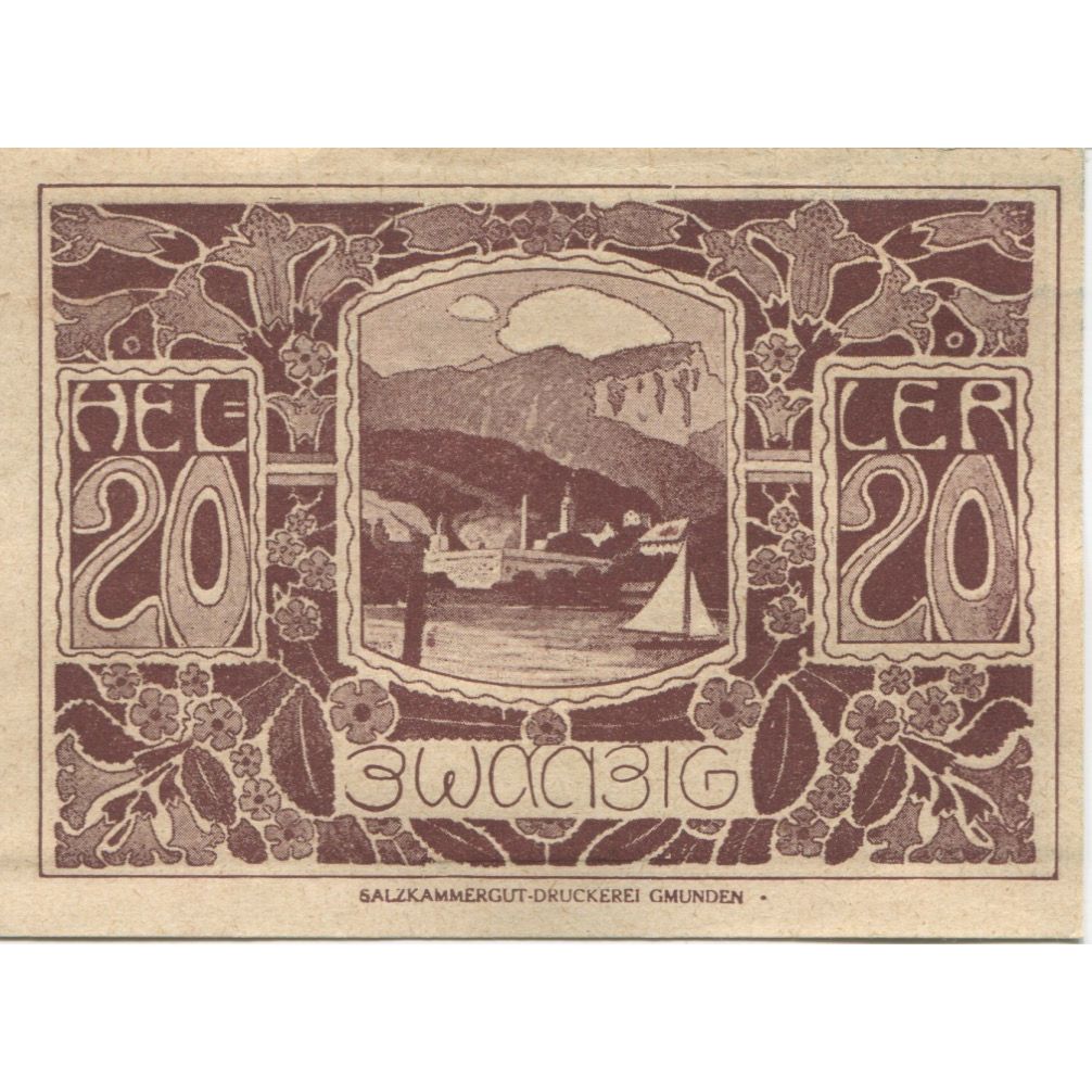 Banknote, Austria, Ebensee, 20 Heller, mer 1920-12-31, UNC(63), Mehl:FS 143