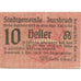 Banknote, Austria, Innsbruck, 10 Heller, Blason, 1919 EF(40-45) Mehl:FS 409a