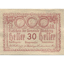 Geldschein, Österreich, Abetzberg, 30 Heller, épis 1920-12-31, UNZ- Mehl:FS 1aII