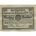 Banknote, Austria, Ennsdorf, 50 Heller, fleuve, 1920 UNC(63) Mehl:FS 178a