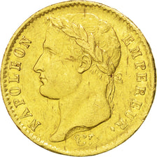 Moneta, Francia, Napoléon I, 20 Francs, 1808, Toulouse, BB+, Oro, KM:687.3