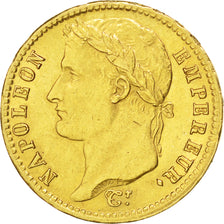 FRANCE, Napoléon I, 20 Francs, 1812, Paris, KM #695.1, AU(55-58), Gold, Gadoury 