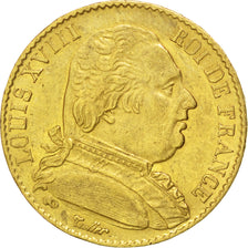 Moneta, Francia, Louis XVIII, Louis XVIII, 20 Francs, 1815, Paris, SPL-, Oro