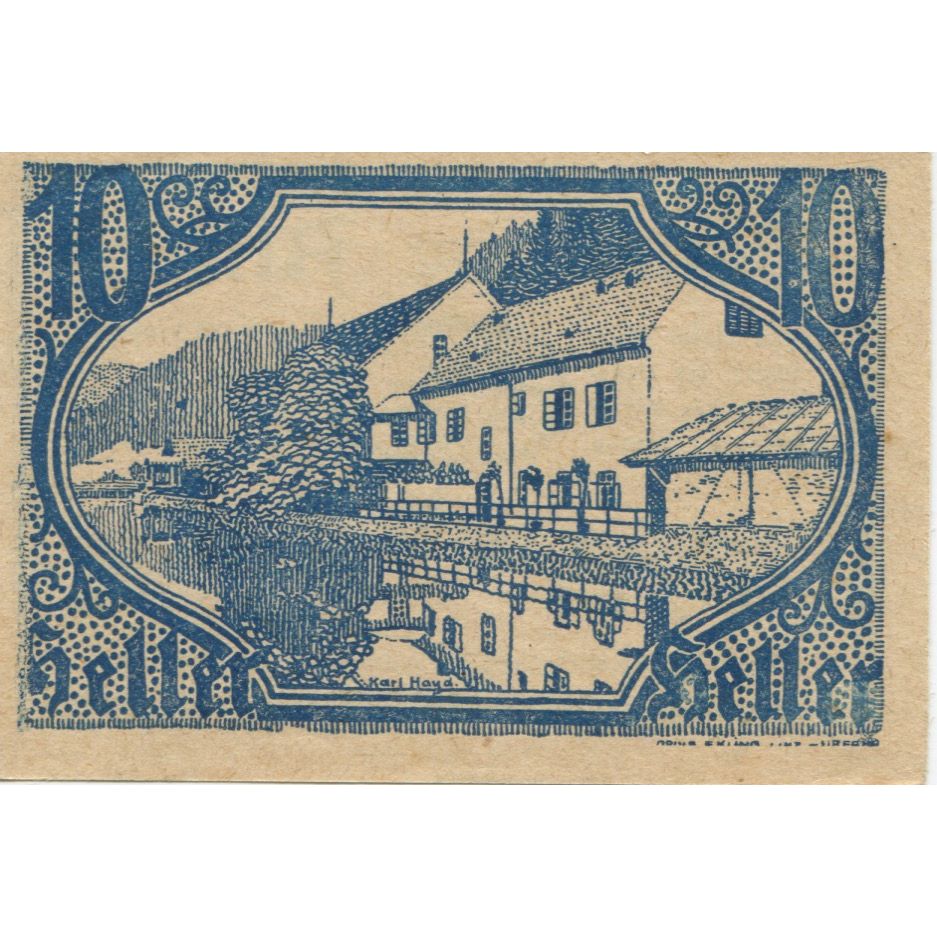 Banknote, Austria, Altaist, 10 Heller, ferme 1920-12-31, UNC(63), Mehl:FS 23b3