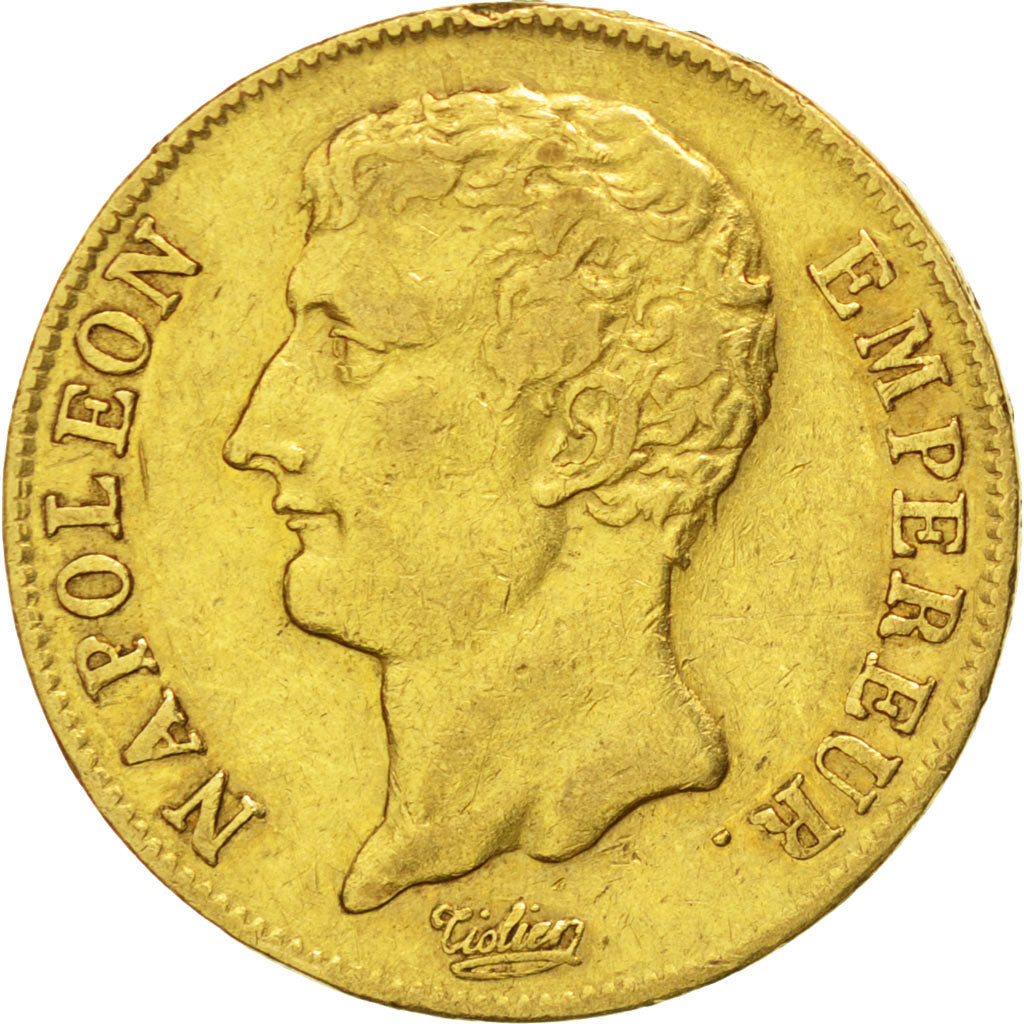 FRANCE, Napoléon I, 20 Francs, 1803, Paris, KM #661, EF(40-45), Gold, Gadoury #.