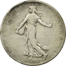 Moneta, Francja, Semeuse, 2 Francs, 1898, VF(20-25), Srebro, KM:845.1