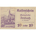 Banknote, Austria, Imbach, 10 Heller, Eglise, 1920 UNC(60-62) Mehl:FS 404IIa