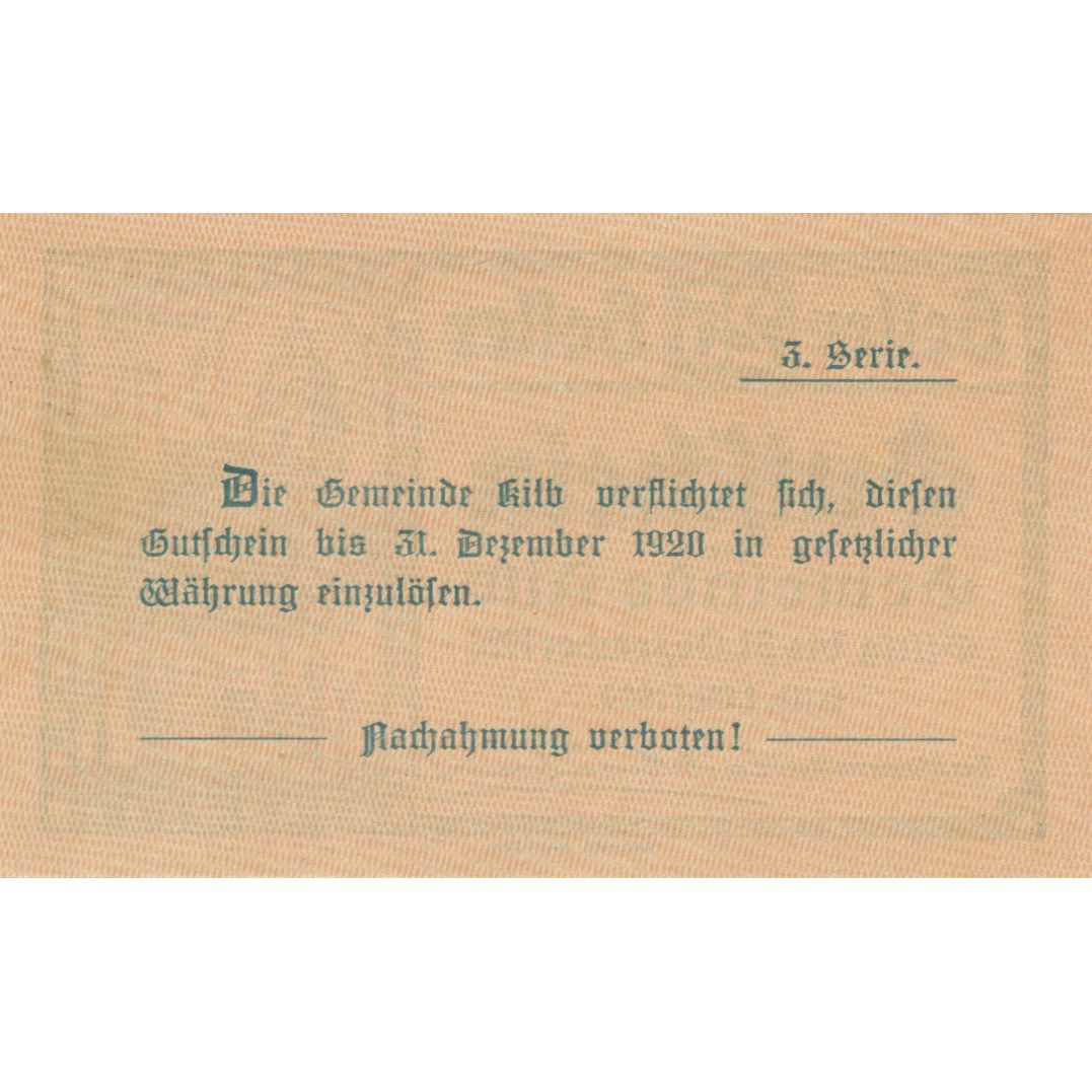 Banknote, Austria, Kilb, 25 Heller, Eglise 1920-12-31, UNC(63), Mehl:FS 436
