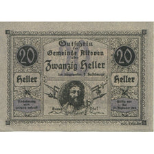Banknote, Austria, Alkoven, 20 Heller, portrait 1920-12-31 UNC(63) Mehl:FS 18IIa