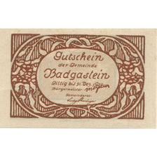 Banknote, Austria, Bad Gastein, 10 Heller, village, 1920 UNC(63) Mehl:FS 75Ia