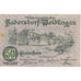 Banknote, Austria, Hadersdorf, 50 Heller, château, 1920, UNC(63) Mehl:FS 326