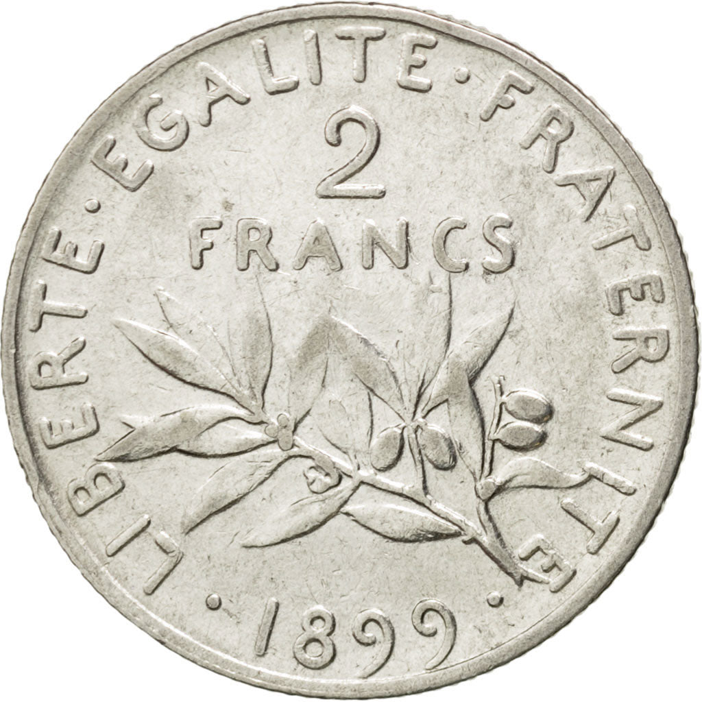 IIIème République, 2 Francs Semeuse 1899, KM 845.1