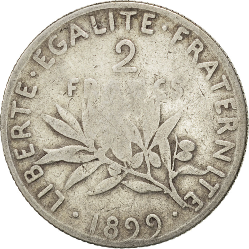 IIIème République, 2 Francs Semeuse 1899, KM 845.1