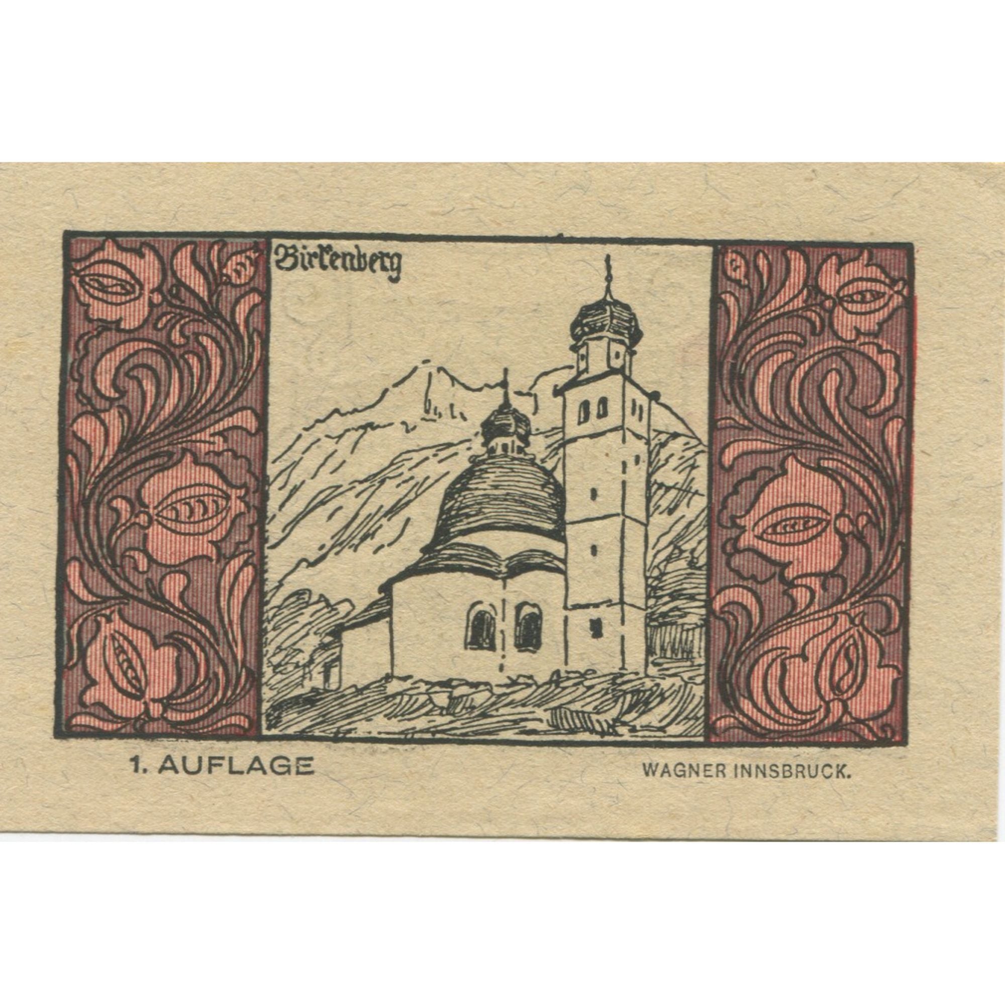Banknote, Austria, Telfs, 95 Heller, blé 1921-01-31, UNC(63), Mehl:FS 1061a