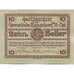 Banknote, Austria, Ennsdorf, 10 Heller, ferme, 1920 UNC(63) Mehl:FS 178a